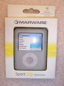 MARWARE SPORT GRIPod NANO 3ª GENERACIÓN VIDEO 4 GB 8 GB CUBIERTA DE PIEL DE SILICONA TRANSPARENTE - Imagen 1 de 4