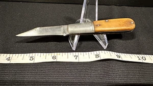 1933-1935 Remington Barlow Bone Handle Single Blade Folding Pocket Knife - Picture 1 of 16