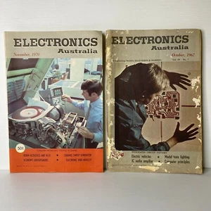 Electronics Australia vintage magazines (x 2) October 1967 & November 1970 - Bild 1 von 8