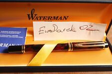 Waterman Ideal Rhapsody Rollerball Pen, Mineral Red, GT, NOS, Look 