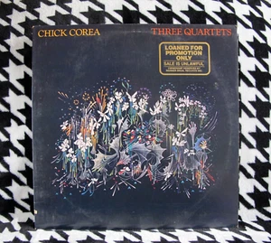 Chick Corea : Three Quartets 1981 Jazz PROMO LP Vinyl Record BSK-3552 (Grade VG) - Picture 1 of 8