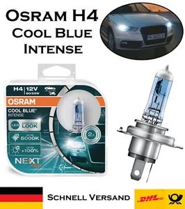 2x Osram H4 60/55W 12V 64193CBN-HCB Extra White Look Intensiv Weiß Ersatz Lampe - Picture 1 of 5