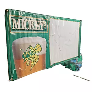 Mickey’s Beer Vinyl Banner 36''x72'' 1997 The Stroh Brewing Co. - Picture 1 of 4