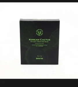 Korean Cactus Natural Moisture Mask 5ea by Rapha Peri, Damaged Box. - Picture 1 of 8
