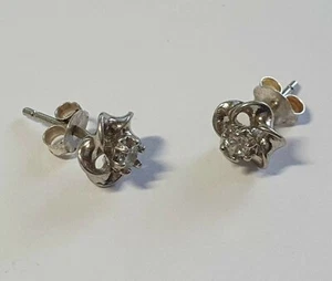 Vintage Earrings 925 silver Weight 1.27 g. Ukrainian jewelry. - Picture 1 of 8