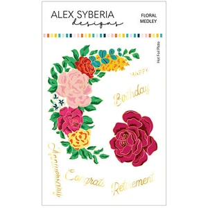 Alex Syberia Floral Medley Hot Foil Plate Set  : October 2023 Collection - Bild 1 von 4