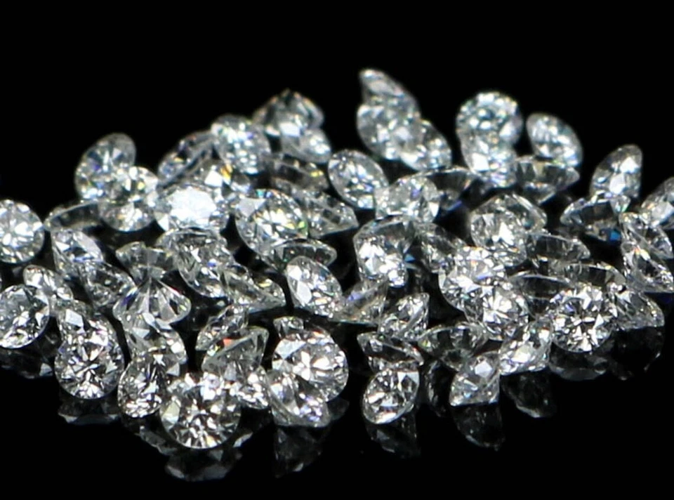 0.80 To 2.00 MM Lab Grown Loose White Diamond Round Cut Lab Creted Diamond Q102 - Image 1 of 4