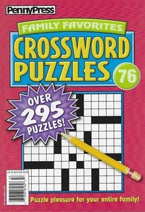 Penny Press Family Favorites Crossword Puzzles #76 2025 - Imagen 1 de 1