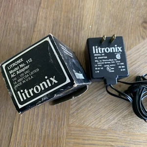Litronix Model #112 Adapter 7.7 VDC 100 mA 8W Power Supply 117 VAC 50/60Hz B-179 - Picture 1 of 6
