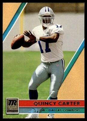 2001 Topps Reserve Quincy Carter Rookie 427/999 Dallas Cowboys #122 - Image 1 of 2
