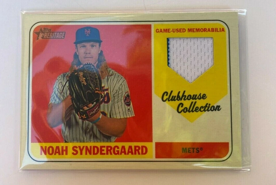 F75206 2018 Topps Heritage Clubhouse Collection Relics Noah Syndergaard Mets - Image 1 of 1