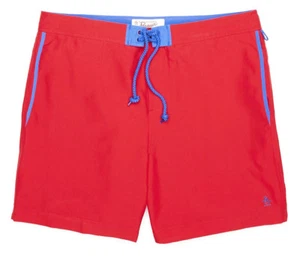 NEU HERREN ORIGINAL PINGUIN ROT VOLLEY BADEHOSE BOARDSHORTS 38 (EU 54) $ 69 - Bild 1 von 3