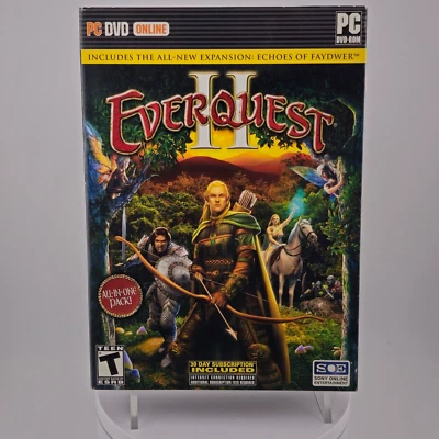 EverQuest II: Echoes of Faydwer, 2006, Slipcover, New & Sealed - Image 1 of 4