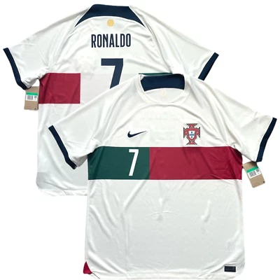 2022/23 Portugal Away Jersey #7 Ronaldo XL Nike World Cup Soccer CR7 Kit - Image 1 of 4