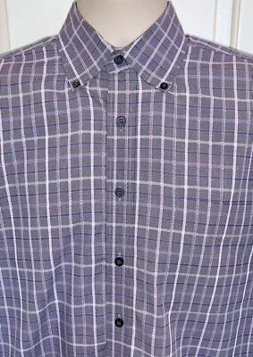 Alan Flusser Men's Long Sleeve Classic Fit Button Down Plaid Shirt Size M - Image 1 of 3