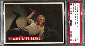 1956 Topps Davy Crockett Orange #80 Bowie's Last Stand PSA 5 EX 7063 - Picture 1 of 3