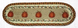 Tappeto per scale in iuta intrecciata stencil. RACCOLTA ZUCCA. Tappeti di terra. 27" x 8,25" - Foto 1 di 1