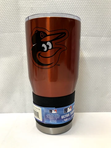 MLB Brands Baltimore Orioles Stainless Steel Insulated 30 oz Travel Tumblr Cover