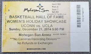 Uconn Womens basketball vs UCLA Dec 21 2014 Ticket Stub B Stewart 22 points HOF - Picture 1 of 4