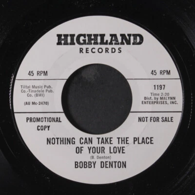 BOBBY DENTON: nothing can take the place of your love / that's the way i want it - Image 1 of 2