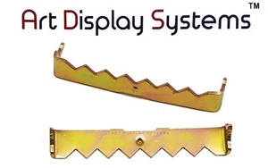 ADS 100 colgadores de fotos sin dientes de sierra para clavos - 1 3/4 pulgadas - latón - Imagen 1 de 1