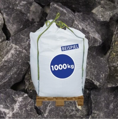 1000kg BigBag Gabionen Steine Basaltbruch anthrazit 40-70mm - Bild 1 von 2