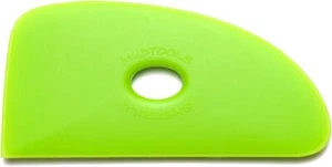 Mudtools Medium Polymer Rib, Green Shape 4 for Clay and Pottery Artists - Picture 1 of 4