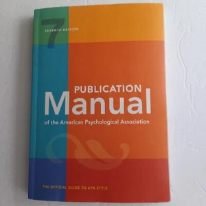 Publication Manual (OFFICIAL) 7th Edition of the American Psychological Asso... - Picture 1 of 11