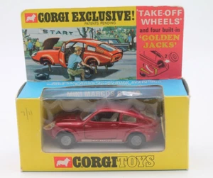 CORGI TOYS 341 * MINI MARCOS GT 850 * GOLDEN JACKS * 1:43 * 1968 * OVP - Bild 1 von 11