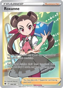 Tarjeta Holofoil ultra rara Pokemon Astral Radiance Roxanne 188/189 - Imagen 1 de 1