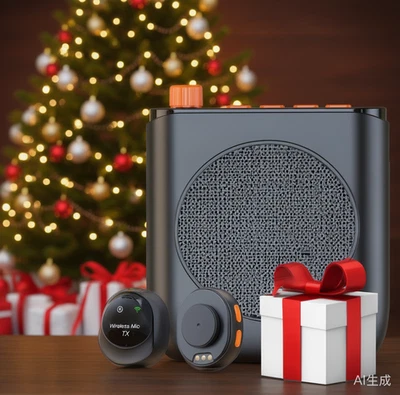 Amplificador de voz portátil, micrófono recargable para profesores, altavoz, oficina Foto 1 de 4