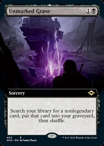 Unmarked Grave (Extended Art) [Modern Horizons 2] Lightly Played Foil - Bild 1 von 1