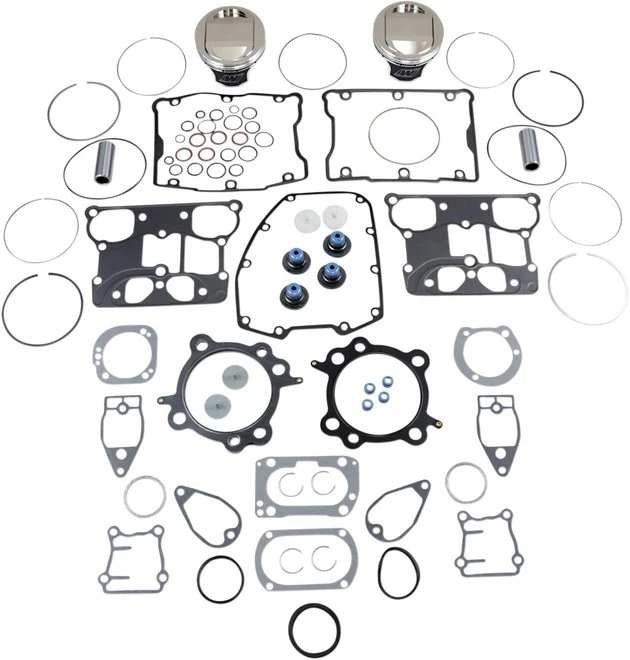 Wiseco Piston Kit .145in Over 3.895in 10.5:1 Harley Davidson Twin Cam 88 99-06 Foto 1 de 1