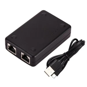 2 Ports Lan Hub Netzwerk Switch Ethernet Adapter Splitter Für Computer - Afbeelding 1 van 7