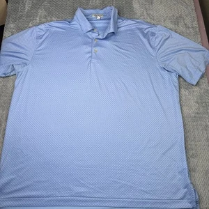 Camisa polo Peter Millar Summer Comfort para hombre XL estampado integral herraduras - Imagen 1 de 6
