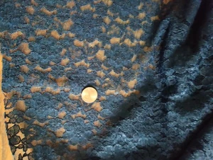 STOFFREST MITTELSCHWER MARINEBLAU SPITZE 32" X 54" - Bild 1 von 2