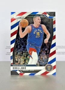 Panini Prizm Basketball 2024-25 Nikola Jokic #129 Red White Blue - Picture 1 of 2