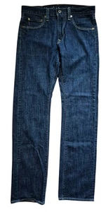 Vintage Levi’s Capital E Selvedge Jeans 30x33 Hersher Boot USA Made Dark Wash - Picture 1 of 9