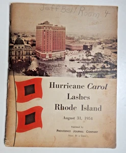 Rhode Island Hurricane Carol Lashes August 31 1954 Providence Journal - Picture 1 of 8