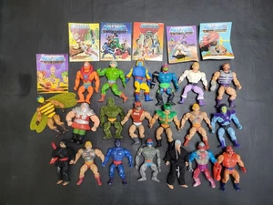 Vintage Original Masters Of The Universe MOTU Figuren Konvolut 20 & 6 Mini Comics - Bild 1 von 13