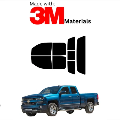 Precut Window Tint For Chevrolet Slvrdo 1500 2Dr Extended 14-18 Stable Ceramic Foto 1 de 4