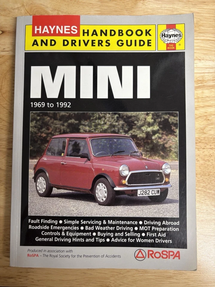 VERY RARE HAYNES MANUAL FOR MINI 1969-1992 - Image 1 of 1