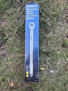 Kincrome 1/2" Drive 13.6-203.5 NM Micrometer Torque Wrench w/ Reversible Ratchet - Picture 1 of 2