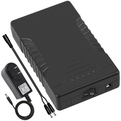 Versatile 12V 6000mAh Lithium Ion Battery Pack with Charger for Multiple Devices - Image 1 of 4