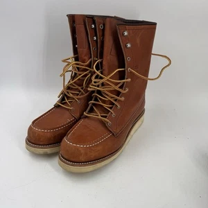 Red Wing 3427 Moc Toe Oro Legacy Leather 8 Inch Women’s Boots Size US 9 - Picture 1 of 15