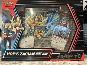 Pokemon Journey Together Hop's Zacian EX Box 4 Booster Packs, Foil Promo Karten - Bild 1 von 1