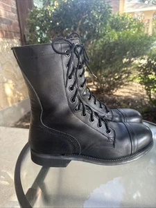 Biltrite Vintage Military Combat Jump ANSI Z41-1991/75 Stahlkappe Stiefel Herren 8.5R - Bild 1 von 10