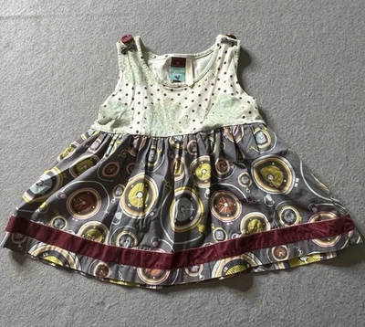 Túnica Matilda Jane Character Counts Girls 2 Top 2012 relógios florais boho fofo - Imagem 1 de 4