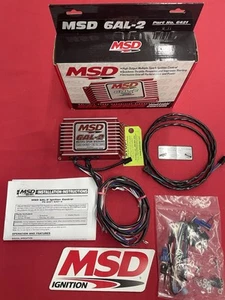 6421 MSD 6AL-2 Ignition Control - Red Selling As Parts!!! - Picture 1 of 5