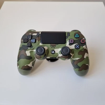 Sony PlayStation 4 Dualshock Originale Controller - Green Camouflage - Immagine 1 di 4
